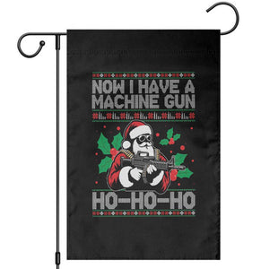 Funny Christmas 80's Die Movie Garden Flag Now I Have A Machine Gun Ho Ho Ho Gun Lover TS11 Black Print Your Wear