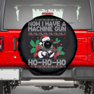 Funny Christmas 80's Die Movie Spare Tire Cover Now I Have A Machine Gun Ho Ho Ho Gun Lover TS11 Black Print Your Wear