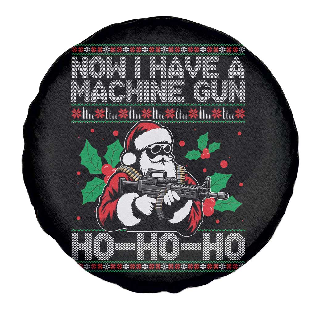 Funny Christmas 80's Die Movie Spare Tire Cover Now I Have A Machine Gun Ho Ho Ho Gun Lover TS11 Print Your Wear