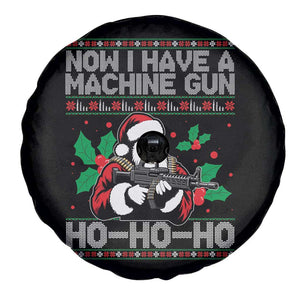 Funny Christmas 80's Die Movie Spare Tire Cover Now I Have A Machine Gun Ho Ho Ho Gun Lover TS11 Print Your Wear