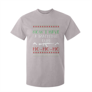 Now I Have A Machine Gun T Shirt For Kid Funny Christmas Movie Gun Lover TS11 Ice Gray Print Your Wear