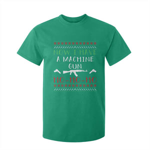 Now I Have A Machine Gun T Shirt For Kid Funny Christmas Movie Gun Lover TS11 Irish Green Print Your Wear