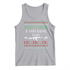 Now I Have A Machine Gun Tank Top Funny Christmas Movie Gun Lover TS11 Athletic Heather Print Your Wear