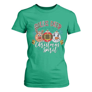 Funny Balls Deep In Christmas Spirit T Shirt For Women Xmas Humorous Festive TS11 Irish Green Print Your Wear