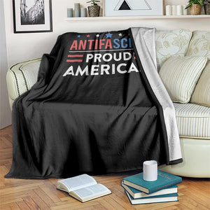 Antifascist Proud American Throw Blanket Fight Fascism Protest Human Rights TS11 Print Your Wear