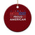Antifascist Proud American Ceramic Ornament Fight Fascism Protest Human Rights TS11 1pc Red Print Your Wear