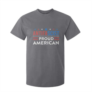 Antifascist Proud American T Shirt For Kid Fight Fascism Protest Human Rights TS11 Charcoal Print Your Wear