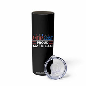 Antifascist Proud American Skinny Tumbler Fight Fascism Protest Human Rights TS11 Print Your Wear