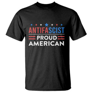 Antifascist Proud American T Shirt - Fight Fascism Protest Human Rights Democracy Tee TS11 Black Print Your Wear