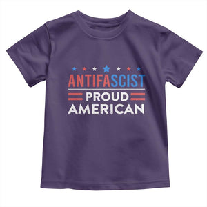 Antifascist Proud American Toddler T Shirt Fight Fascism Protest Human Rights TS11 Purple Print Your Wear