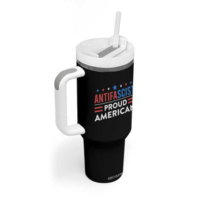 Antifascist Proud American Tumbler With Handle Fight Fascism Protest Human Rights TS11 Print Your Wear