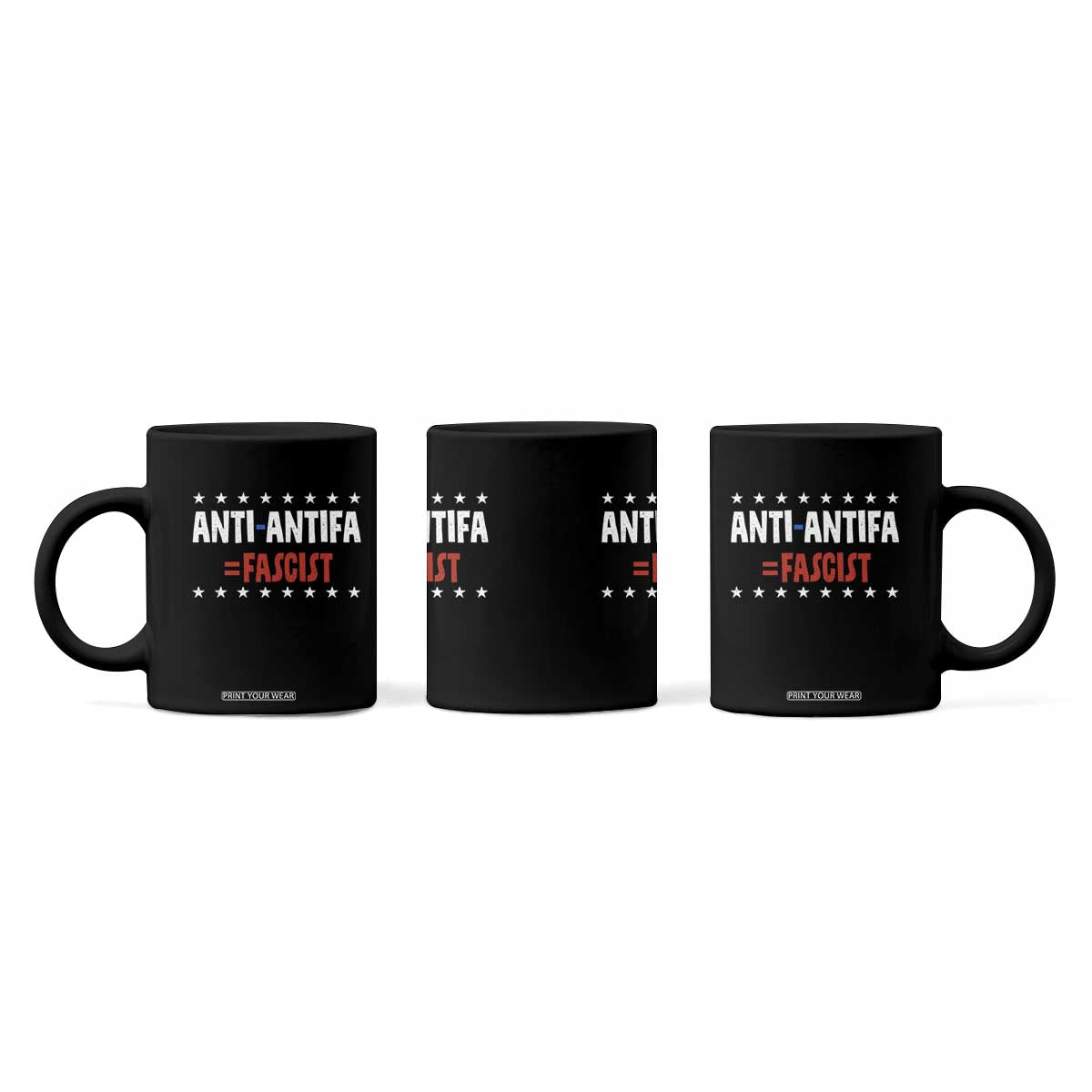 Fight Fascism Protest Anti Fascism Coffee Mug Vintage Stars And Stripes TS11 Print Your Wear