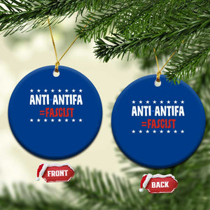 Fight Fascism Protest Anti Fascism Ceramic Ornament Vintage Stars And Stripes TS11 1pc Blue Print Your Wear