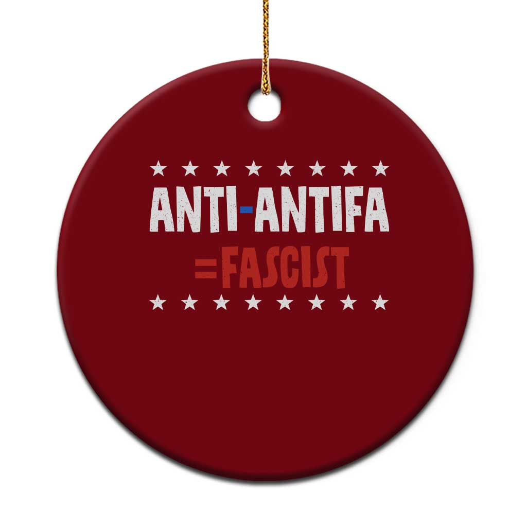 Fight Fascism Protest Anti Fascism Ceramic Ornament Vintage Stars And Stripes TS11 1pc Red Print Your Wear