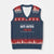 Fight Fascism Protest Anti Fascism V-Neck Knit Sweater Vest Vintage Stars And Stripes TS11 Navy Red Print Your Wear