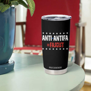 Fight Fascism Protest Anti Fascism Tumbler Cup Vintage Stars And Stripes TS11 Print Your Wear