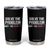 Funny Anti Fascism Protest Tumbler Cup Solve The Problem TS11 Black Print Your Wear