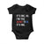 Funny Aunt Tifa Baby Onesie Its Me Hi I Am The Aunt Tifa Fight Fascism Protest TS11 Black Print Your Wear