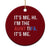 Funny Aunt Tifa Ceramic Ornament Its Me Hi I Am The Aunt Tifa Fight Fascism Protest TS11 1pc Red Print Your Wear