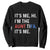 Funny Aunt Tifa Sweatshirt Its Me Hi I Am The Aunt Tifa Fight Fascism Protest TS11 Black Print Your Wear
