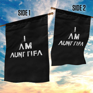Funny I Am Aunt Tifa Garden Flag Political Satire Fight Fascism Protest TS11 Print Your Wear