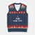 Funny I Am Aunt Tifa V-Neck Knit Sweater Vest Political Satire Fight Fascism Protest TS11 Navy Red Print Your Wear