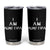 Funny I Am Aunt Tifa Tumbler Cup Political Satire Fight Fascism Protest TS11 Black Print Your Wear