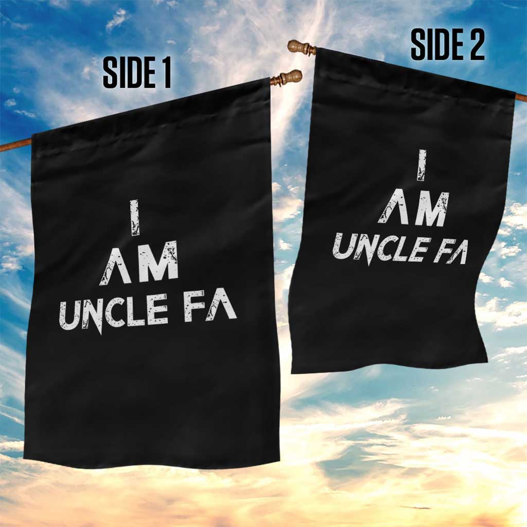 Funny I Am Uncle Fa Garden Flag Political Satire Fight Fascism Protest TS11 Print Your Wear