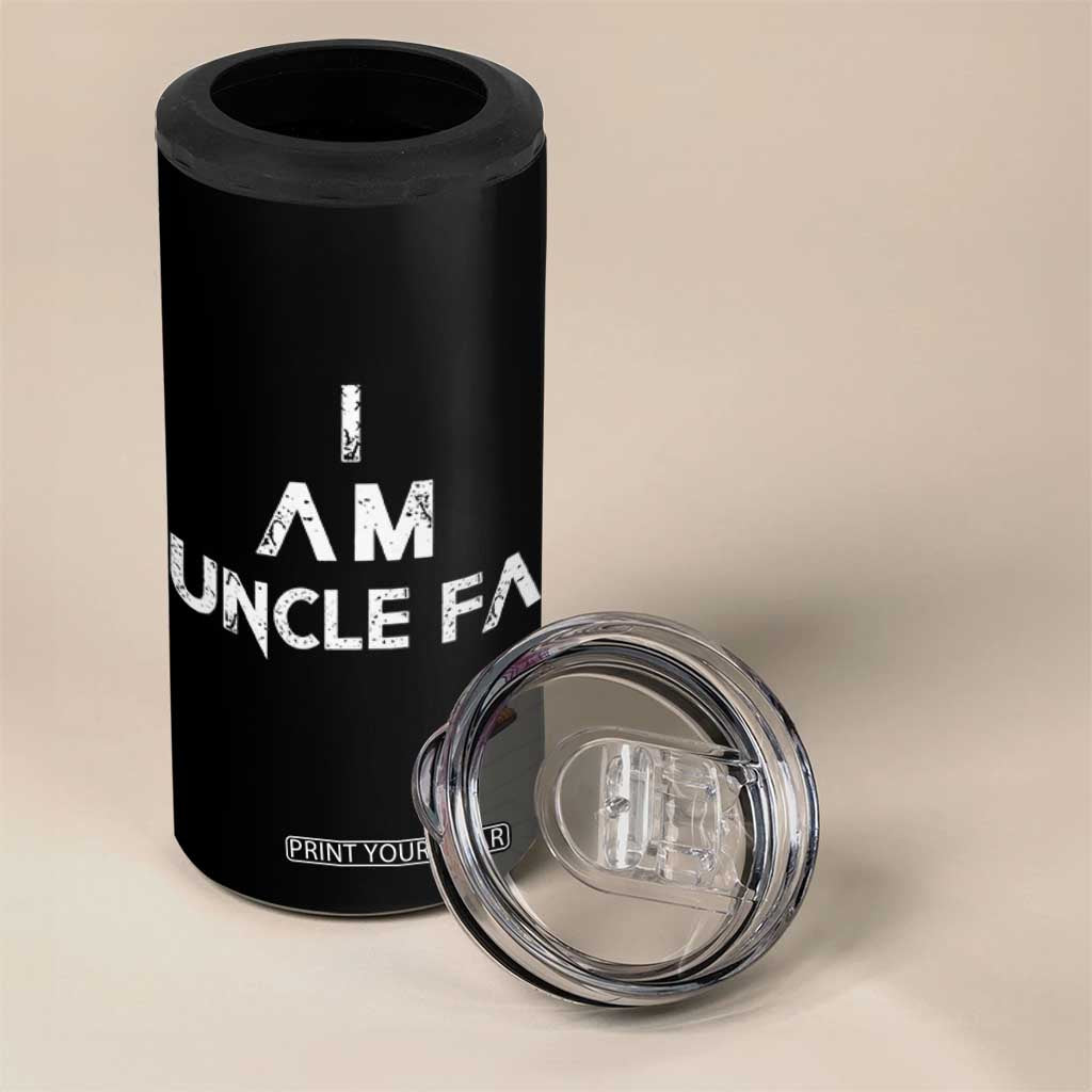 Funny I Am Uncle Fa 4 in 1 Can Cooler Tumbler Political Satire Fight Fascism Protest TS11 Print Your Wear