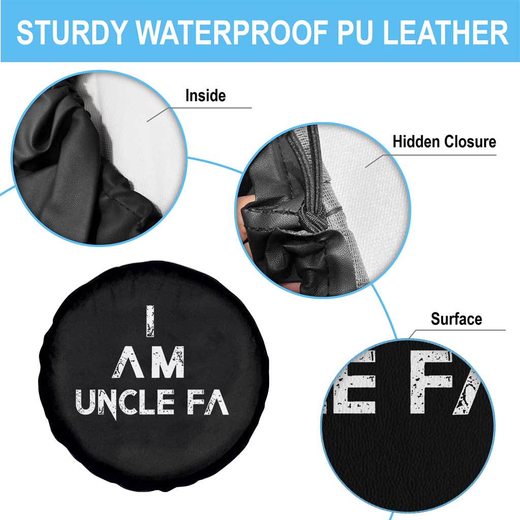 Funny I Am Uncle Fa Spare Tire Cover Political Satire Fight Fascism Protest TS11 Print Your Wear