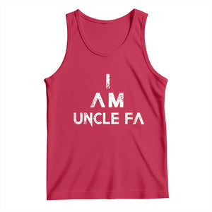Funny I Am Uncle Fa Tank Top Political Satire Fight Fascism Protest TS11 Red Print Your Wear
