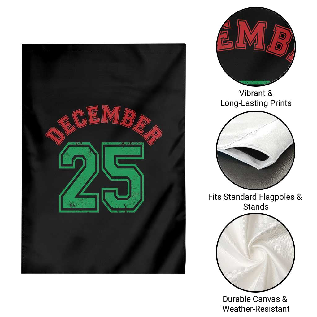 December 25 Christmas Sport Jersey Number Xmas Garden Flag TS11 Print Your Wear
