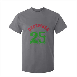 December 25 Christmas Sport Jersey Number Xmas T Shirt For Kid TS11 Charcoal Print Your Wear