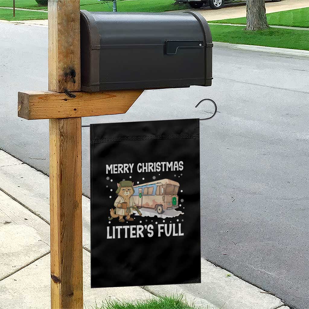 Funny Merry Christmas Litter's Full Cat Parody Garden Flag Xmas Movie TS11 Print Your Wear