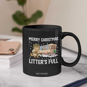 Funny Merry Christmas Litter's Full Cat Parody Coffee Mug Xmas Movie TS11 Print Your Wear