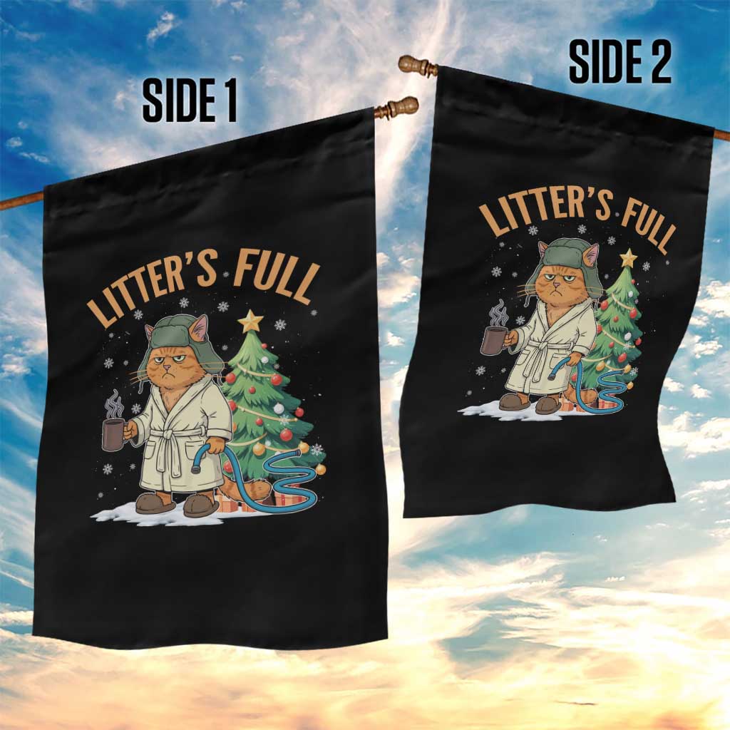Funny Christmas Vacation Movie Litter's Full Cat Garden Flag Xmas Tree TS11 Print Your Wear