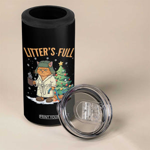 Funny Christmas Vacation Movie Litter's Full Cat 4 in 1 Can Cooler Tumbler Xmas Tree TS11 Print Your Wear