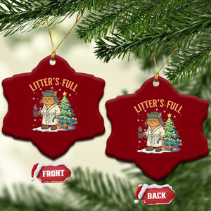 Funny Christmas Vacation Movie Litter's Full Cat Ceramic Ornament Xmas Tree TS11 Print Your Wear