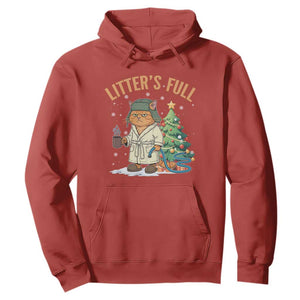 Funny Christmas Vacation Movie Litter's Full Cat Hoodie Xmas Tree TS11 Red Print Your Wear