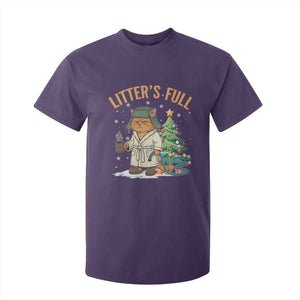 Funny Christmas Vacation Movie Litter's Full Cat T Shirt For Kid Xmas Tree TS11 Purple Print Your Wear