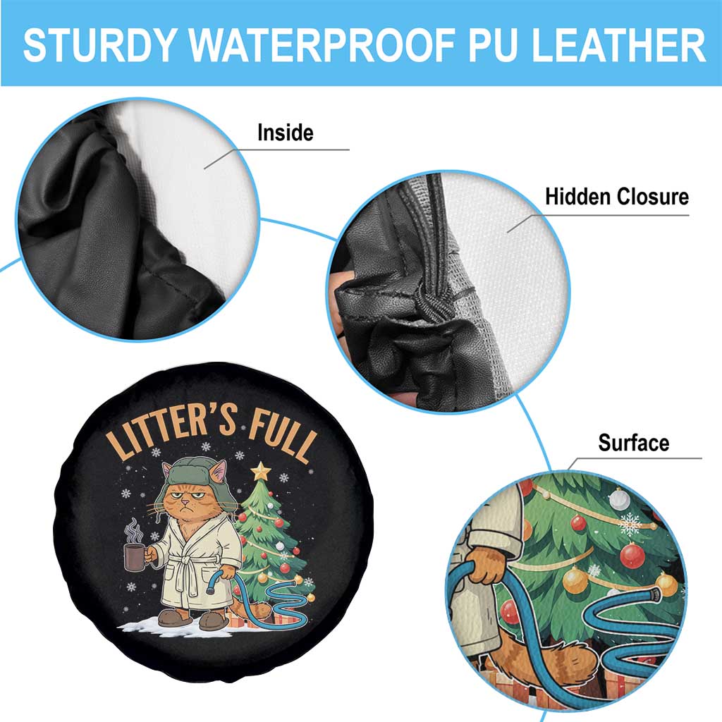 Funny Christmas Vacation Movie Litter's Full Cat Spare Tire Cover Xmas Tree TS11 Print Your Wear
