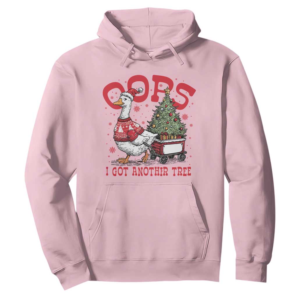 Funny Oops I Got Another Tree Funny Christmas Goose Hoodie - Print Your Wear