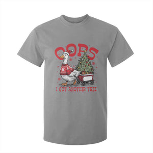 Funny Oops I Got Another Tree Funny Christmas Goose T Shirt For Kid TS11 Sport Gray Print Your Wear
