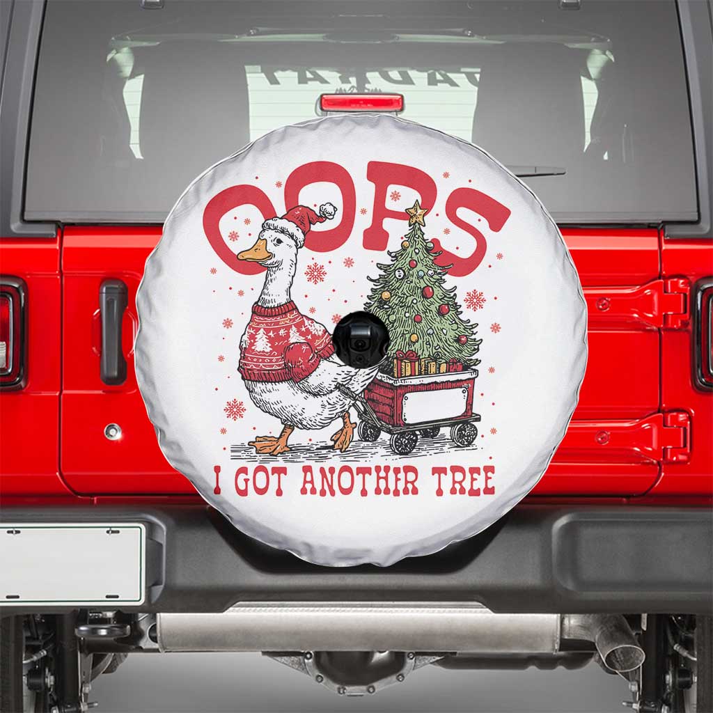 Funny Oops I Got Another Tree Funny Christmas Goose Spare Tire Cover TS11 White Print Your Wear