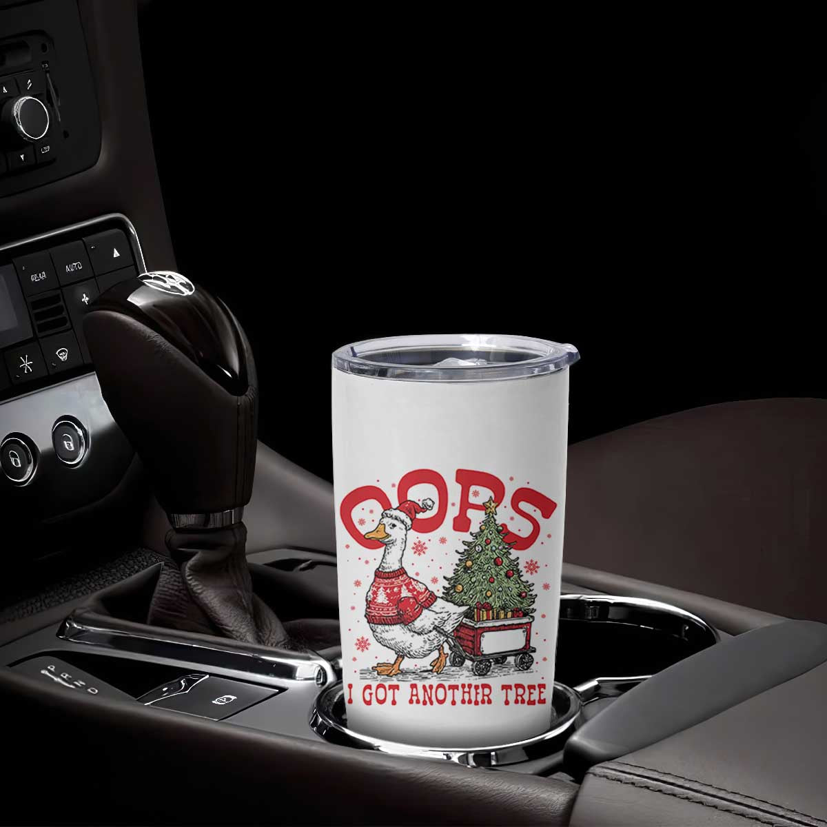 Funny Oops I Got Another Tree Funny Christmas Goose Tumbler Cup TS11 Print Your Wear