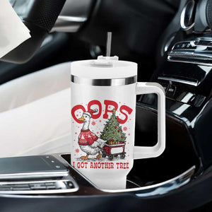 Funny Oops I Got Another Tree Funny Christmas Goose Tumbler With Handle TS11 Print Your Wear