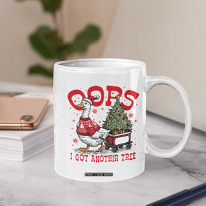 Funny Oops I Got Another Tree Funny Christmas Goose Coffee Mug TS11 Print Your Wear