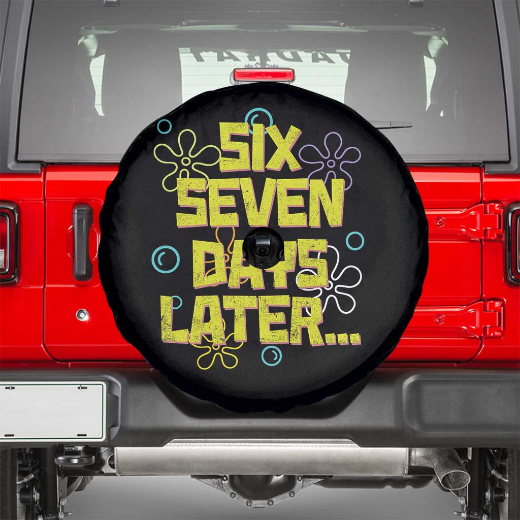 Funny 67 Days Later Spare Tire Cover 67 Days Of School Meme Teacher TS11 Black Print Your Wear
