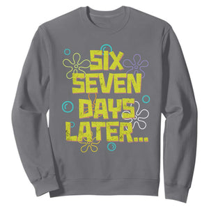 Funny 67 Days Later Sweatshirt 67 Days Of School Meme Teacher TS11 Charcoal Print Your Wear