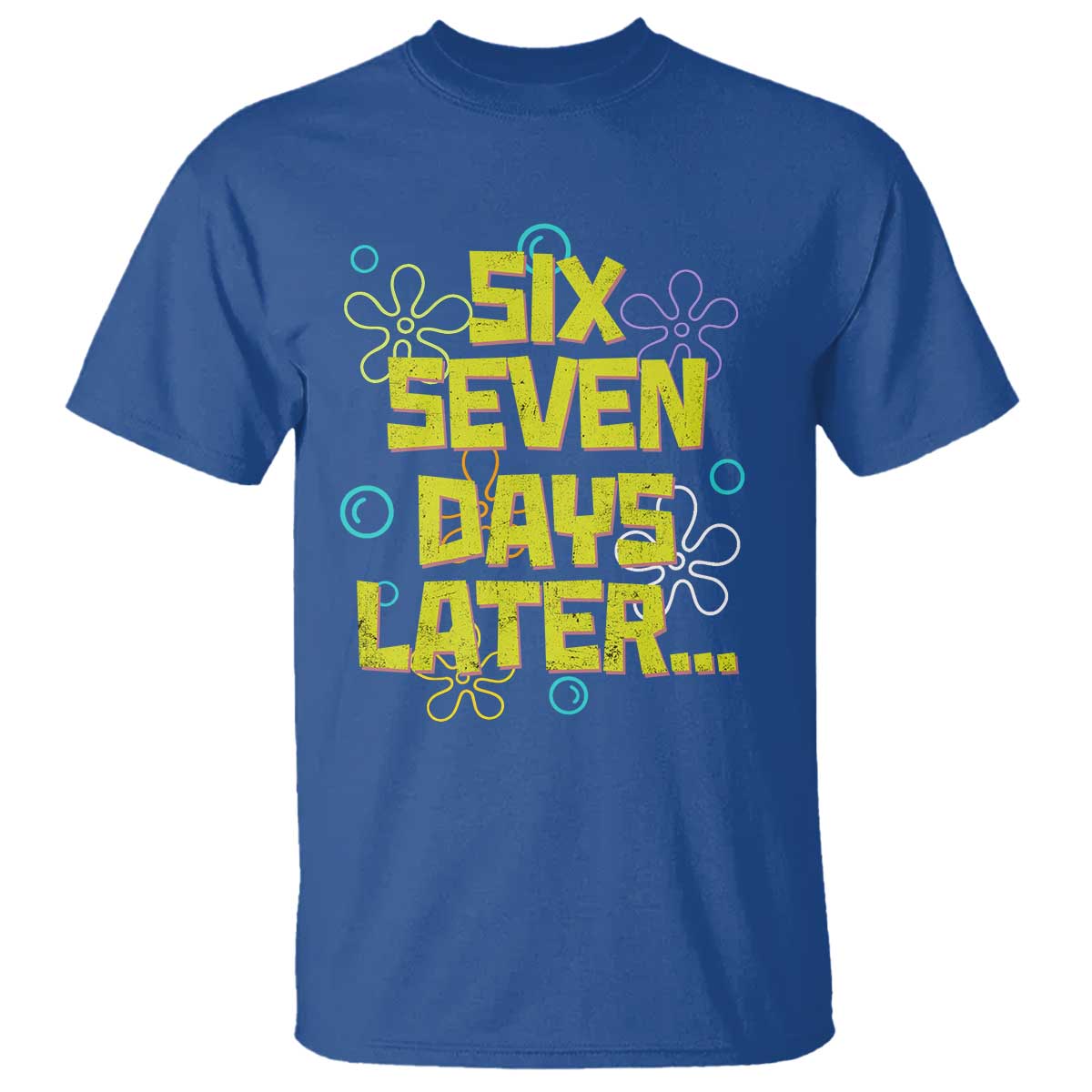 Funny 67 Days Later T Shirt 67 Days Of School Meme Teacher TS11 Royal Blue Print Your Wear